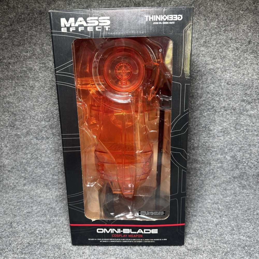 Mass Effect Omni-blade Cosplay Weapon by ThinkGeek MAS002 Box and Stand NEW NIB
